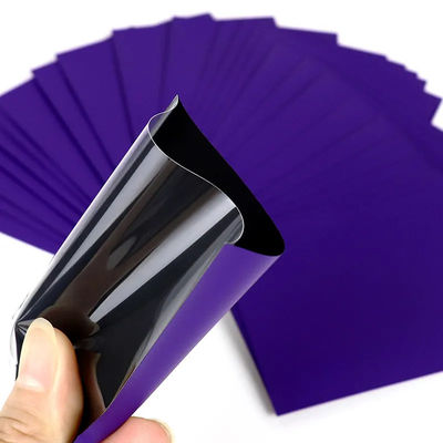 Schwarze Innenräume Kristallklare Vorderseite Doppelmatte Kartenhüllen Für MTG Standard-Karte