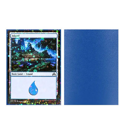 Galaxy Effects Hologramm Mtg Standardgröße Nicht abreiben Matte Rückseite Holographische Kartenhüllen