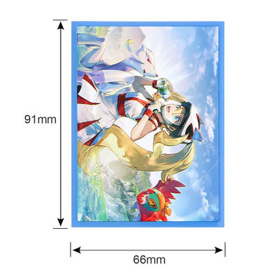 Weich 66*91MM 100PCS Yugioh Foto Topload Matte Spielkartenhüllen Holographisch
