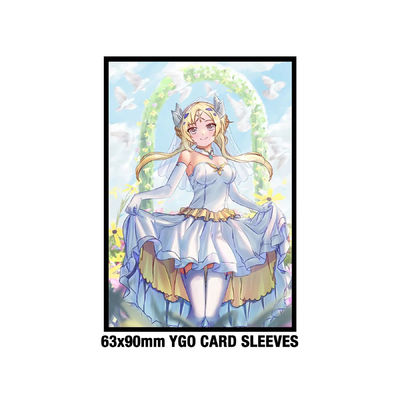 Custom Anime Yugioh Standard Größe 62x89mm Solid Art Druck Spiel Plastik Handschellen