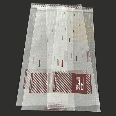 Custom Micro Perforated OPP Heat Seal Gravure Printing Frische grüne Gemüsesandwich Verpackungstüte