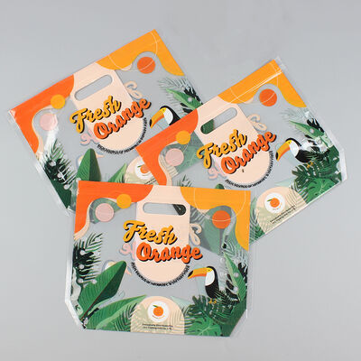 Besonders gedruckte, wiederverschließbare, transparente Plastik-Gemüsesäcke für Lebensmittel