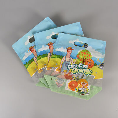 Besonders gedruckte, wiederverschließbare, transparente Plastik-Gemüsesäcke für Lebensmittel