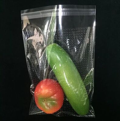 Einweg-Supermarkt-Bauernhof Gemüse Obst-Lebensmittel Frisch aufbewahren Antifog Zellophan Transparent Polybag OPP Gemüse Verpackungstüte