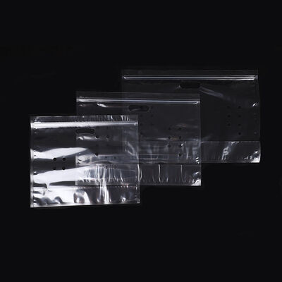 Individuell gestalteter lebensmittelechter Kunststoff-Antibeschlagbeutel, transparenter Frischgemüse- und Obstaufbewahrungsbeutel mit Reißverschluss und Griff