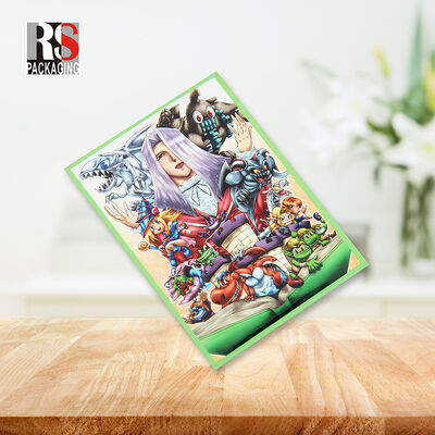 Schild 66mm x 91mm Holographische Anime-Spiel Yugioh Trading Tgc Schwarze Grenze Kartenhüllen