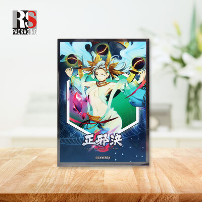 Schild 66mm x 91mm Holographische Anime-Spiel Yugioh Trading Tgc Schwarze Grenze Kartenhüllen