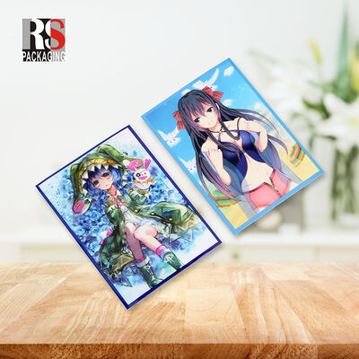 60PCS Art Anime Kartenhüllen PKM Schild Board Game Trading Cards Schutzhüllen Standardgröße 67x92cm
