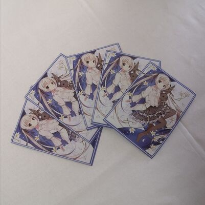 Privater Anpassung gedruckte Anime-Karte Schutzhüllen Kartenspiel Zubehör Anpassung Kunstkartenhüllen