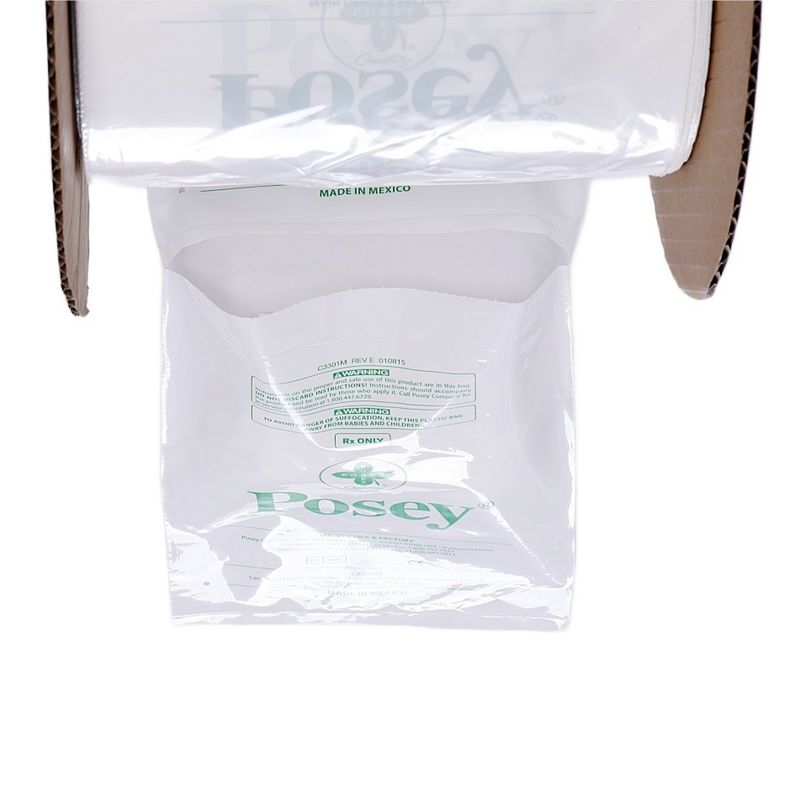 LDPE-Klar-Plastik-Vorgeöffnete Poly-Taschen auf einer Rollen-Seiten-Gusset-Auto-Tasche für Kleidung