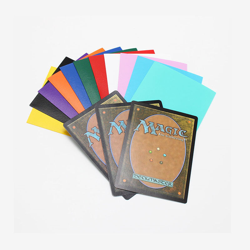50 / 60 / 100 Stück schwarze Kartenhülsen Toploaders für Handelskarten Versiegelung Griff Top Open