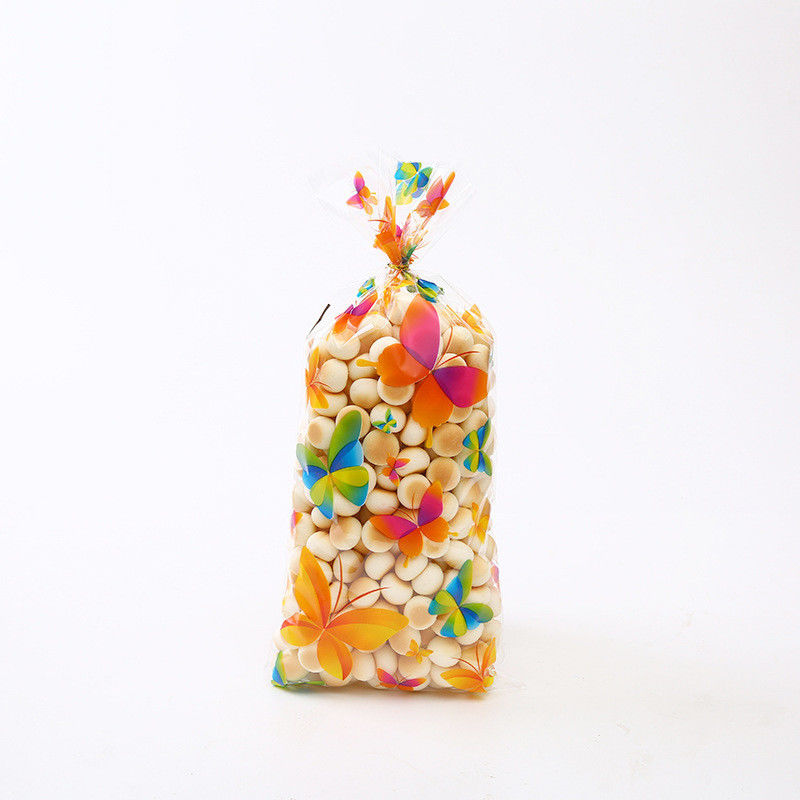 Recycelbare, kundenspezifische, gedruckte Zellophan-Geschenkbeutel für Party-Leckereien