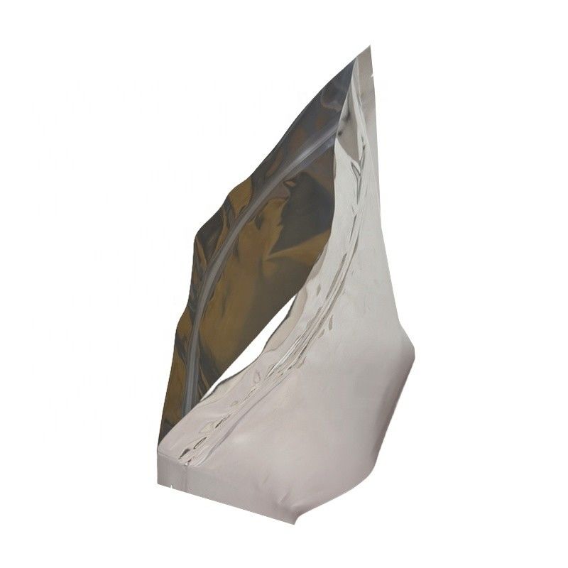 Wärmeversiegelte Silber-Aluminiumfolie Zip Lock Tasche Tasche für Lebensmittel-Grad-Speicherung