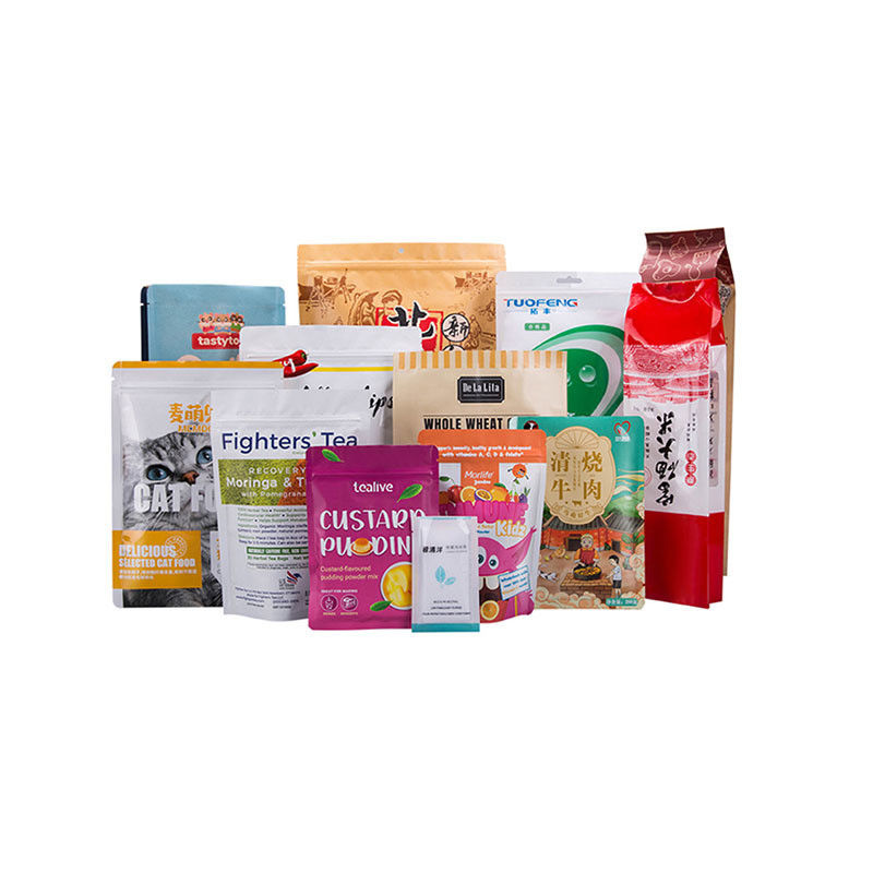 Wiederverschließbarer Stand-Up-Zipper-Beutel für Kräuter Snack Tee Gewürze Haustierfutter Seife Verpackung