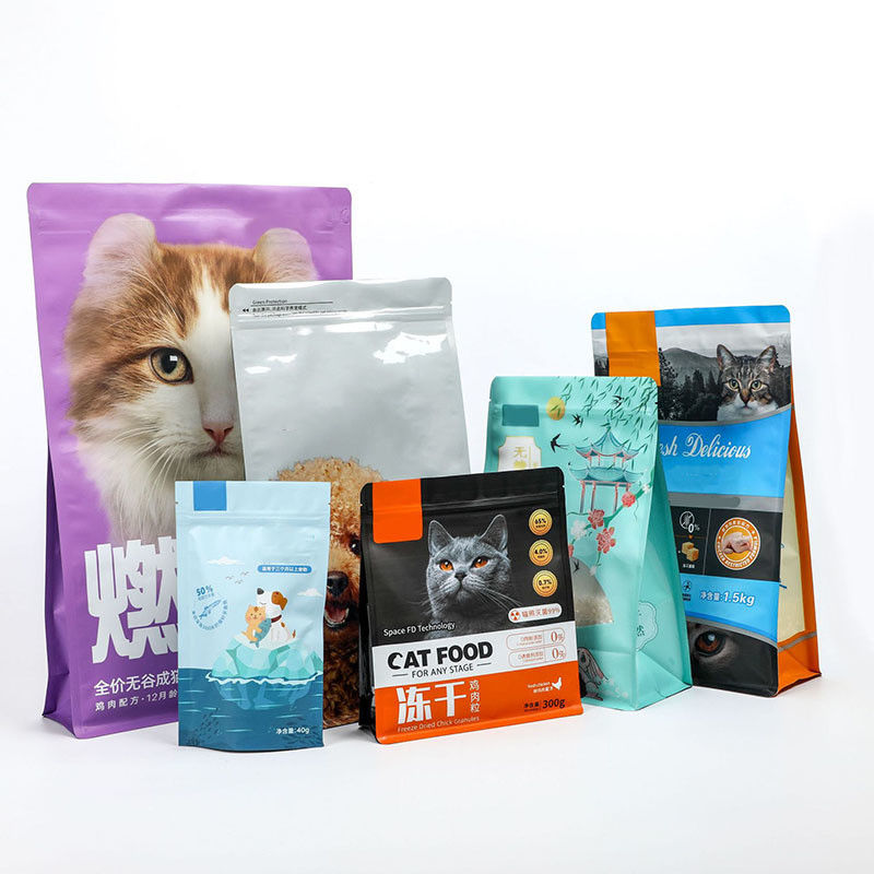 Mylar Stand Up Zipper Tasche Geruchsfeste Hundefutter Lagerung wiederverschließbare Stand Up Taschen
