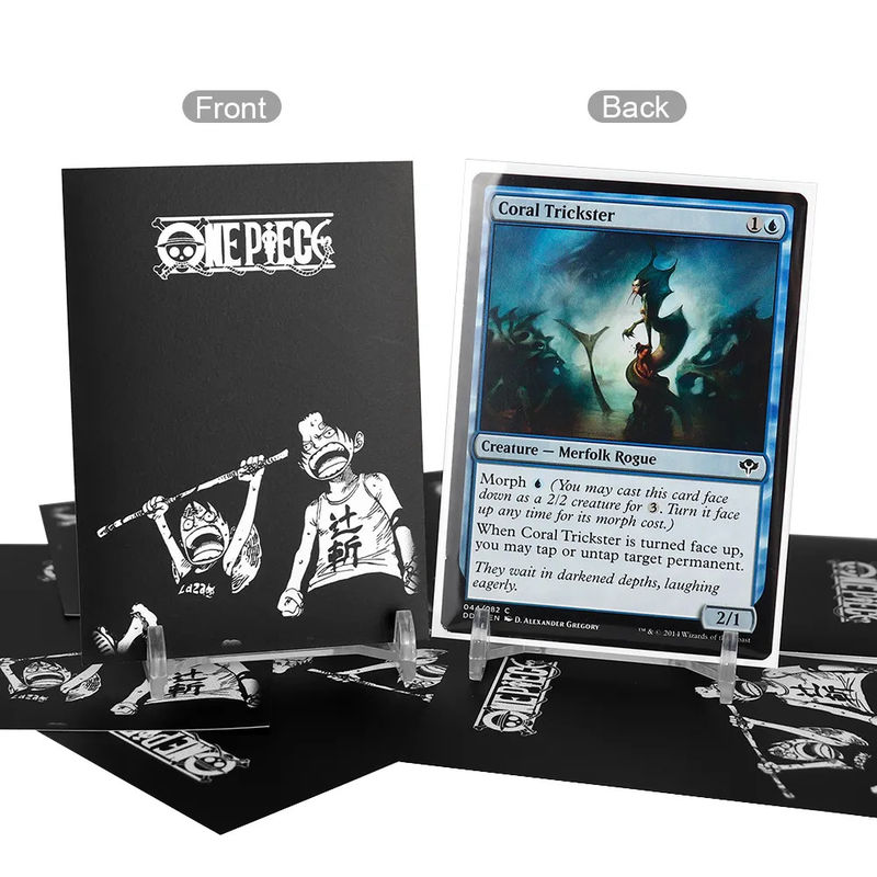 Custom Matte Rücken Kunst Karte Ärmel Fashion PP für MTG Standard Größe Spielkarte