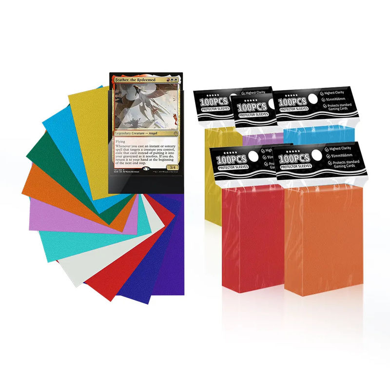 Handelskarten Matte Deck Schutzkartenschützer Ärmel Form TG Baseball / Sport / Y UG IO und Karte