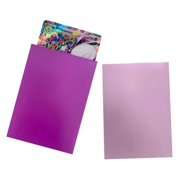 Kartenhüllen Matte Custom Printing Kunststoff Handel Spiel Sport Yugioh Hologramm Kartenhalter Verpackung