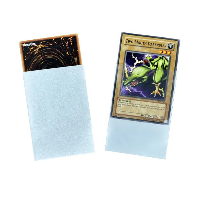 Pure White Premium TCG Kartenhüllen Drachenschild Rückenhüllen für Karten Deck Schutz