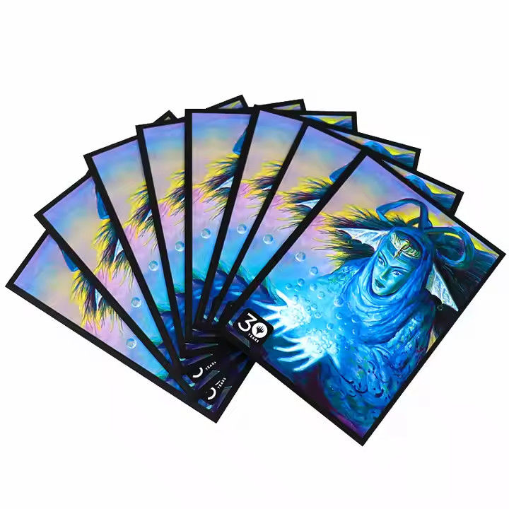 Zusammengestellte Super Flat Silber Innenraum Kartenhüllen Schutz HD CMYK Kunst gedruckt