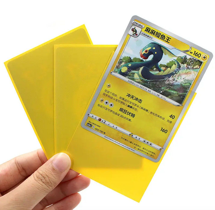 14 Farben Spielkarten-Schutzhalter Matte Innenraum Kristallklar MTG Standard Trading Card Sleeves