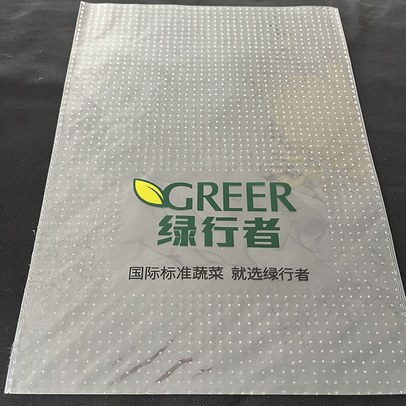 Custom Micro Perforated OPP Heat Seal Gravure Printing Frische grüne Gemüsesandwich Verpackungstüte