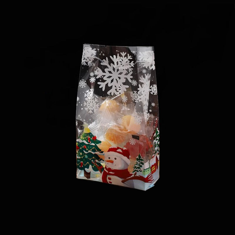 Weihnachtsgeschenk-Taschen Weihnachts-Weihnachts-Cellophane-Süßigkeiten
