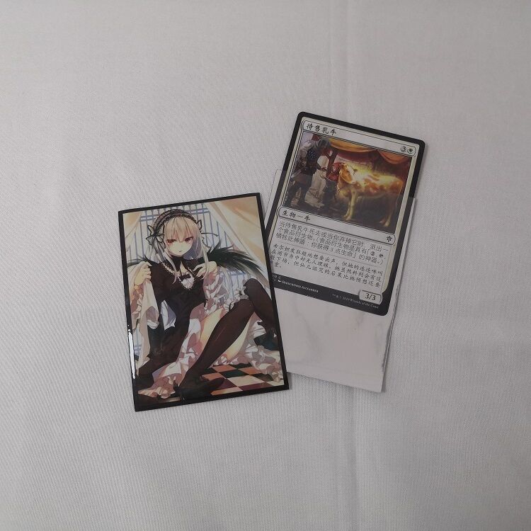 Privater Anpassung gedruckte Anime-Karte Schutzhüllen Kartenspiel Zubehör Anpassung Kunstkartenhüllen