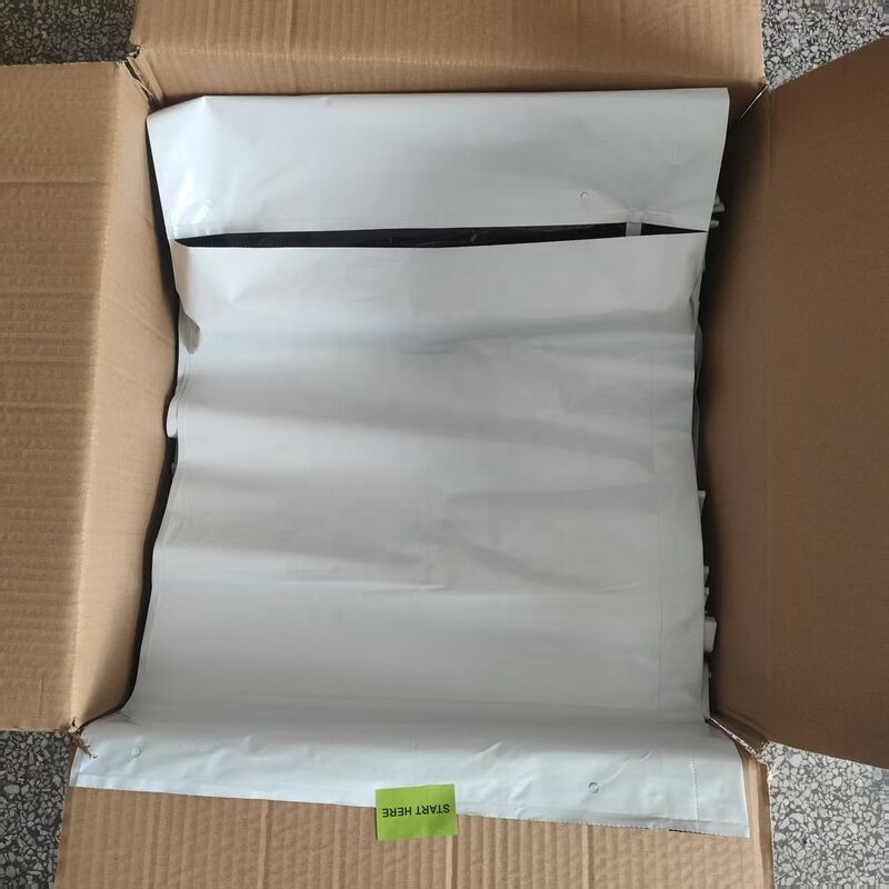 Benutzerdefinierte Größe Heißsiegelbare recycelbare voröffnete Polybeutel für automatische Verpackung